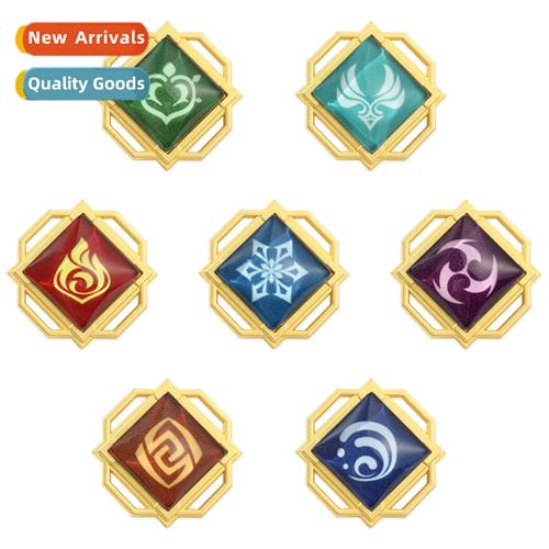 Game anime peripheral original God Gods eye cos brooch secda