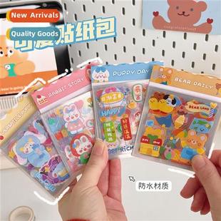 diy hbook book material stickers stickers 100 n-repeating st