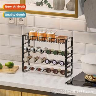 Organizer Basket Four Cabinet Layered Rack Layers Stac Spice
