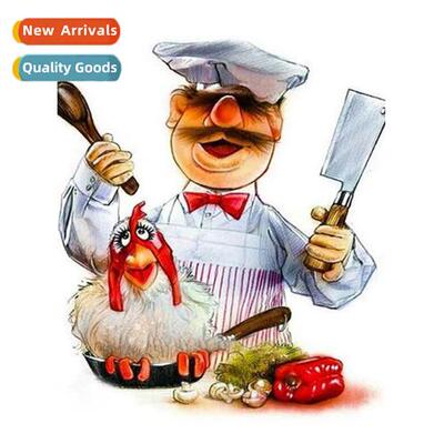 5D new three-dimensial drill point drill cross stch living r