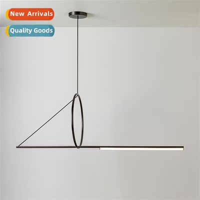 Scinavian minimalist creative geometric line light living ro