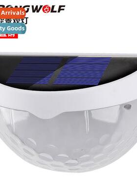 New solar step light garden patio outdoor stairs steps fence