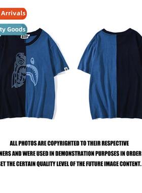 2020 summer Japanese tide shark head tiger head splicing den