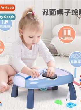 Childrens educatial diy graffi magnetic practice board drawi