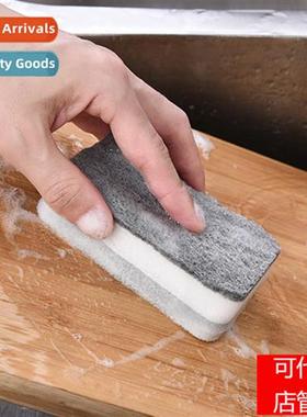 Double-sided spge wipe kchen cleaning dishwashing spge block