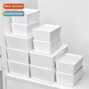 stackable storage box wh lid lingerie drawer organizer