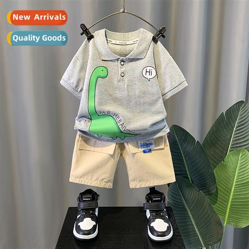 Boys summer su su 2023 new fashiable baby carto polo short-s