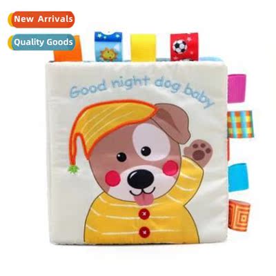 dog baby cloth book baby tear early educati puzzle enlighten