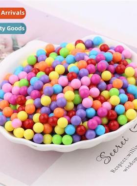 6mm8mm acrylic round beads whout holes solid cy color plasti