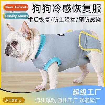 Dog Clothing Summer Cool Feeling Surgical Gowns Dog Four Leg