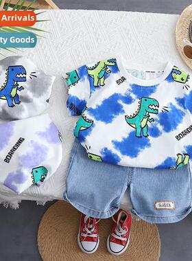 Childrens clothing 2023 summer new baby clos boys summer su
