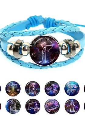 Accessories 12 Star Cstellati Time Gemste Bracelet Handmade