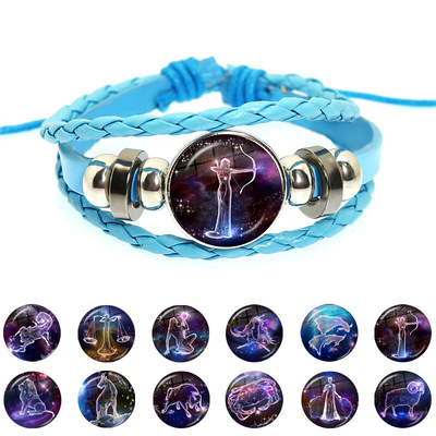 Accessories 12 Star Cstellati Time Gemste Bracelet Handmade