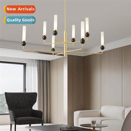 Copper living room chelier Scinavian -modern minimalist rest