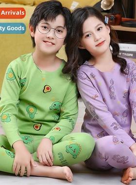 Childrens double-sided de thin velvet underwear set Beless A