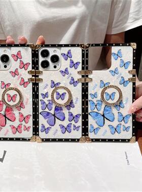 适用iPhone15promax shell pattern butterfly 14 phone case app