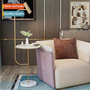 Modern simple floor lamp living room vertical creative marbl