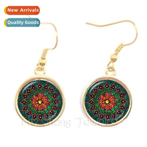 Healing Mandala Accessories Yoga Fashi Time Gemste Glass Dom