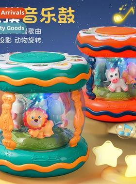 Large baby toys music pat drum 0-6-12 mths baby early educat