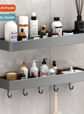 Bathroom shelves no punch bathroom wall shelves towel rack s