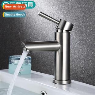 hot cold bathroom stainless faucet steel basin 304 water