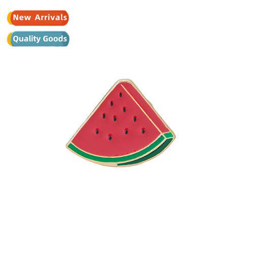 New cute carto summer fru watermel brooch shirt bag accessor