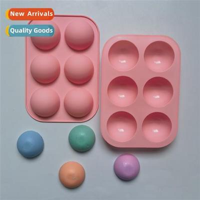 6-cnected small semicircle 431 chocolate cake silice mold je