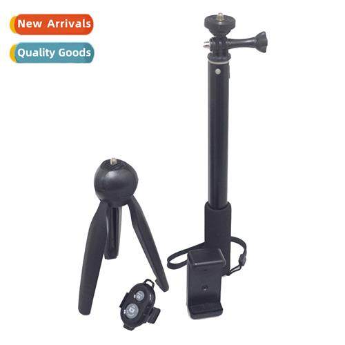 New Aluminum alloy bluetooth selfie stick gopro11 camera phe