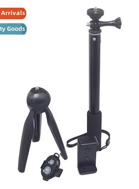 New Aluminum alloy bluetooth selfie stick gopro11 camera phe