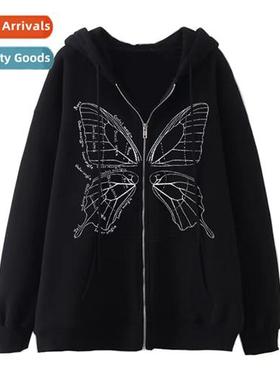 2021 early fall natial tide br dark wind butterfly cardigan