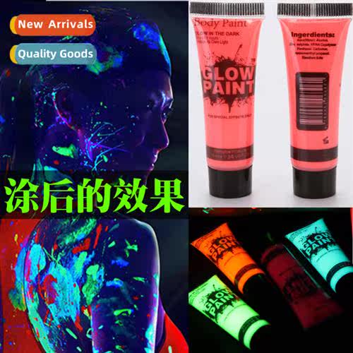 6 colors water-based art paint fluorescent paint super brigh