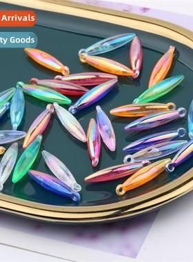 Hmade beading diy material package illusi lg tube pendant be