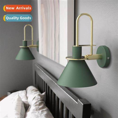 Designer American retro Scinavian creative wall lamp bedroom