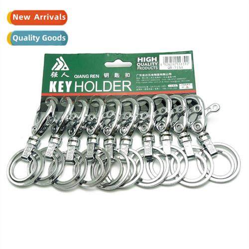 Hanging card keychain zinc alloy key chain key ring 10pcs in