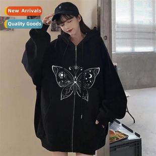 men women hoodie dark couple sweatshirt gothic butter style