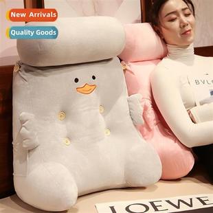 cushi large square head bed lumbar fice raised duck Dumb