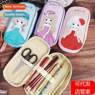 Carto pen bag statiery bag pencil bag student pencil bag