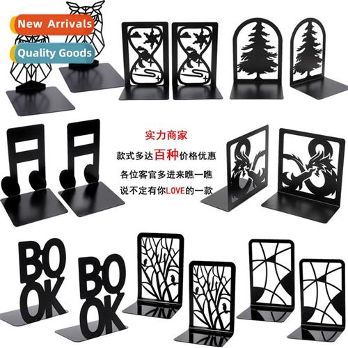 Metal book stand e shadow skull book stand student learning