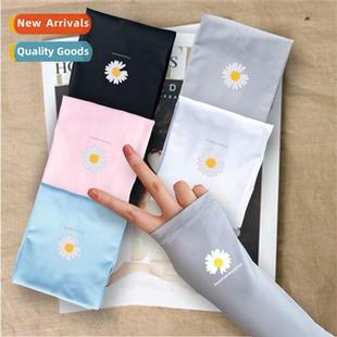 Sunscreen Sleeve Cover Women Riding Daisy Outdoor Ice