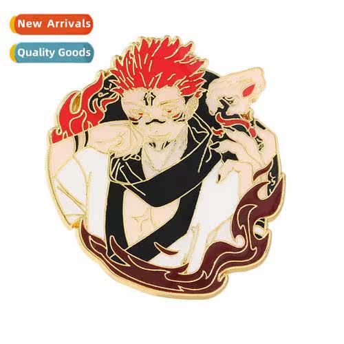Carto Anime Metal Badge Spellback Battle Gojo Goho Gods Eye