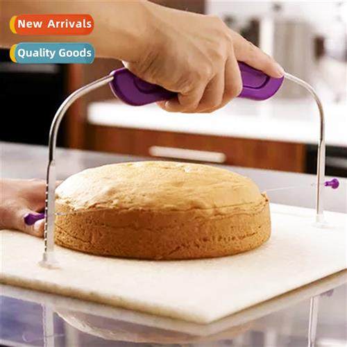 DIY Baking Cake Saw Stainless Steel Adjustable Cake Slicer C