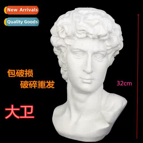 Brt 32cm David Plaster Bust Art Supplies Sketching Teaching