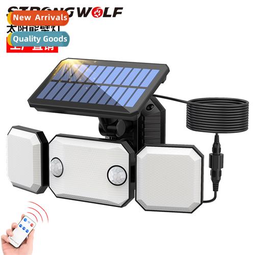 Three Head Spl Outdoor Body Sensor Light Garden Light Waterp