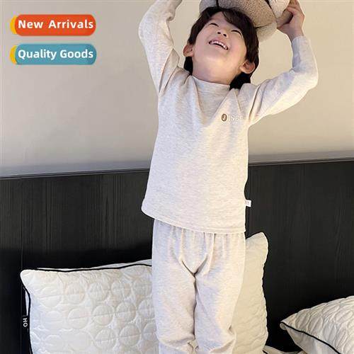Boys pajamas childrens homewear sets fall  winter new rmal u