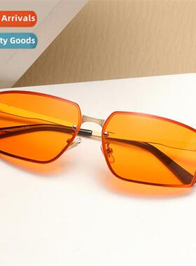 8316 persaly new wave modern sunglasses new Y2K metal fashi