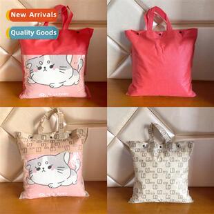 Pillow gift bag universal solid color n-woven visual packagi