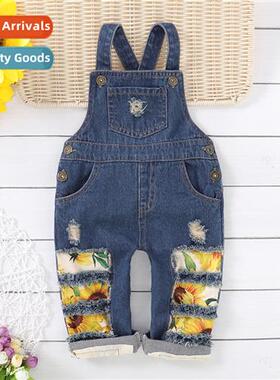 Spring  Autumn girls suspenders 2020 new n childrens sleevel