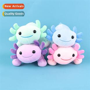 Cute Axolotl hexagal dinosaur plush doll cute doll childrens