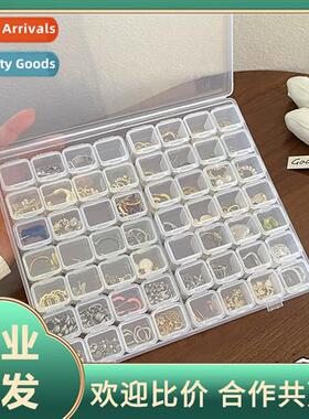 Transparent portable acrylic square jewelry organizer for gi