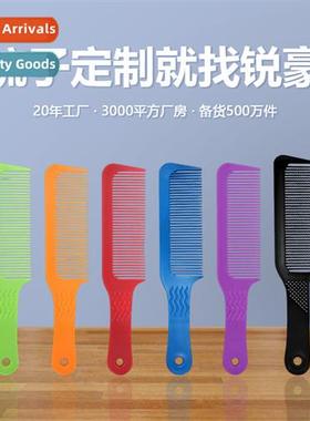 Hairdressing bristle comb  sal rounded wavy comb teeth barbe